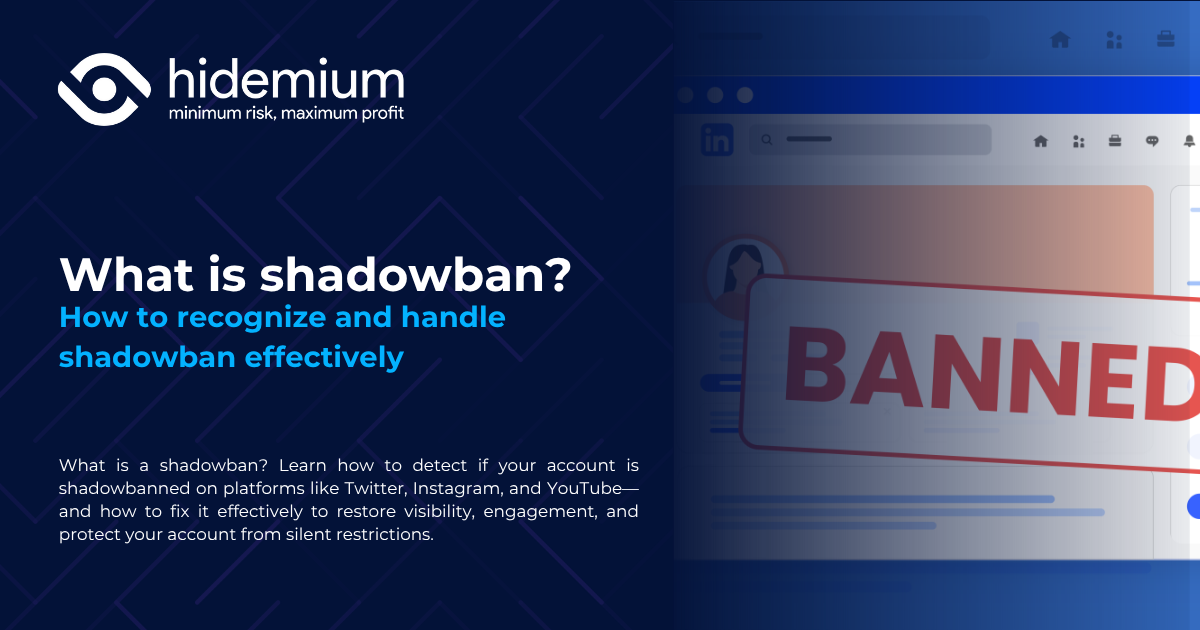 What is shadowban? How to recognize and effectively handle shadowban