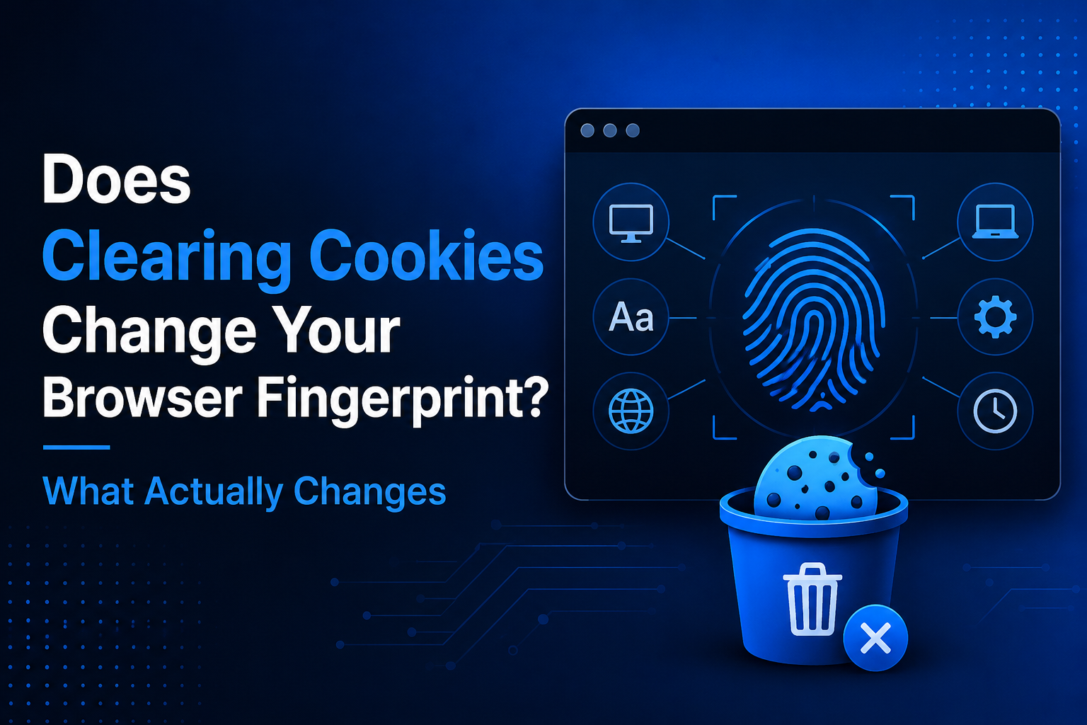 Does Clearing Cookies Change Your Browser Fingerprint? What Actually Changes